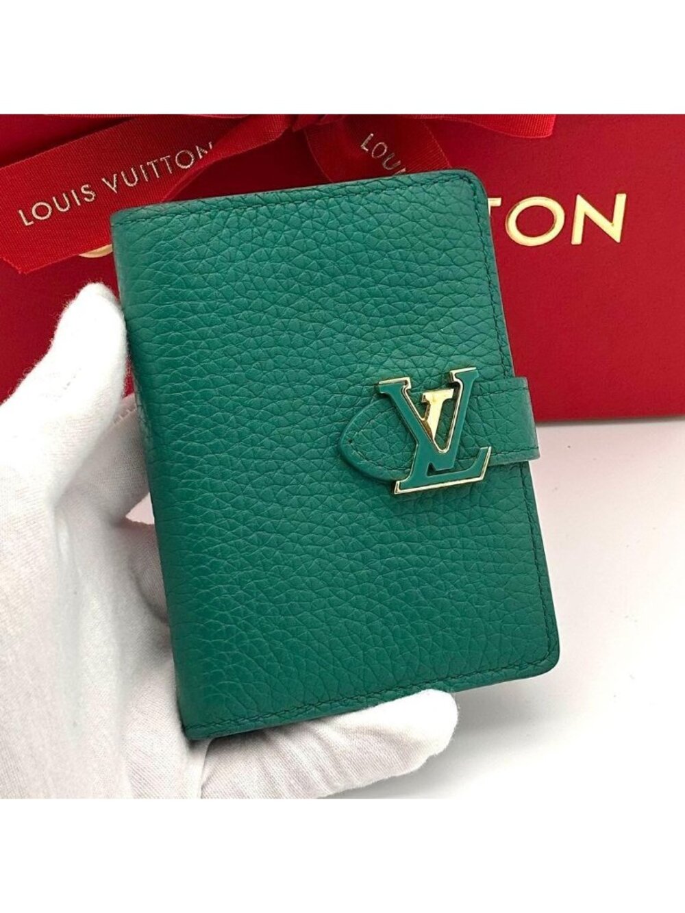 Louis Vuitton Wallet LV Vertical CP Green